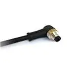 Produktfoto 1 von Bulgin PXPTPU08, 3-polig Sensor-Betätigungselementkabel, M8, Rechtwinklig Stecker, Länge 1 m