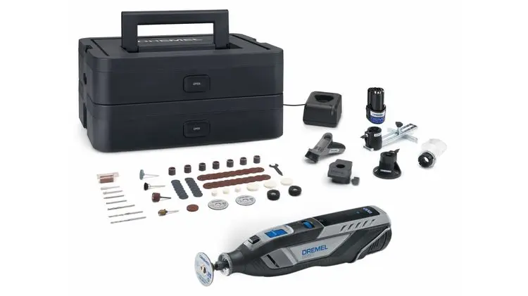 Produktfoto 1 von Dremel 8250 Akku-Multifunktionswerkzeug Schnurloses Multi-Rotationswerkzeug BS1363 Schnurlos