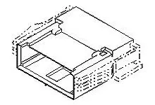 Produktfoto 1 von Molex 51112 Stecker Steckverbindergehäuse 2.5 mm, 4-polig / 1-reihig, Panel