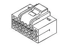 Produktfoto 1 von Molex 5112 Buchse Stiftsockel 3 mm, 16-polig / 2-reihig, Panel