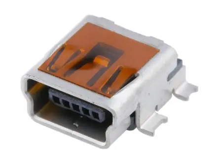Molex, gewinkelt 54819 USB-Steckverbinder Buchse Micro-USB Typ B 1, Montage von oben USB 2.0