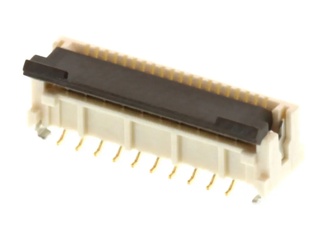 Produktfoto 1 von Molex 501951-1430, Oberfläche Vertikal FPC-Steckverbinder, 14-polig, Raster 0.5 mm