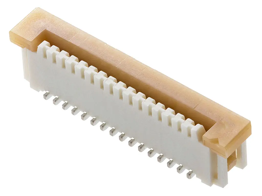 Produktfoto 1 von Molex 52610-1634, SMD Vertikal FPC-Steckverbinder, 16-polig, Raster 0.3 mm