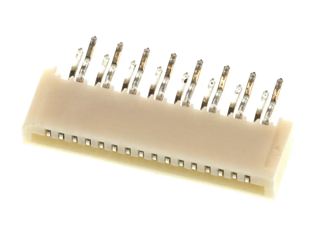Produktfoto 1 von Molex 52806-1610, SMD Vertikal FPC-Steckverbinder, 16-polig, Raster 1 mm