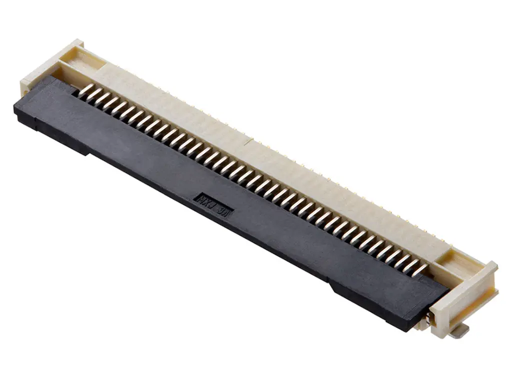 Produktfoto 1 von Molex 505110-5391, SMD gewinkelt FPC-Steckverbinder, 53-polig, Raster 0.5 mm, Unterseite