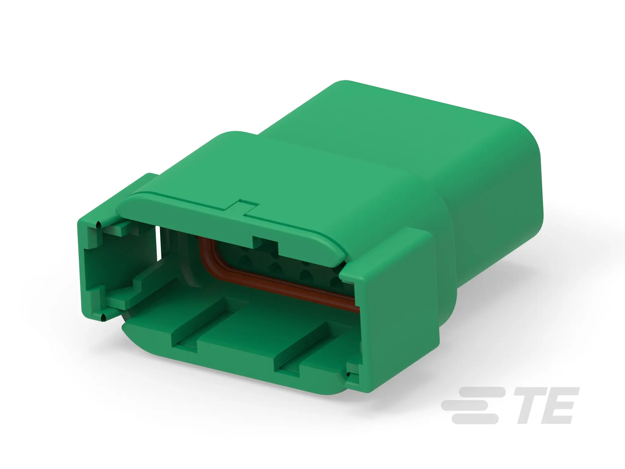 Produktfoto 1 von TE Connectivity DTM Kfz-Steckverbinder, Kabel, Gehäuse für Steckerklemmen, Draht, Stecker, 12-polig, Grün / 2-reihig,
