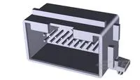 TE Connectivity AMPMODU Leiterplattenleiste Horizontal, 10-polig / 2-reihig, Raster 2.5 mm Raster Durchsteckmontage,