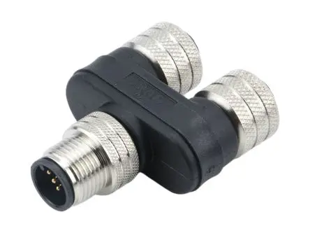 Produktfoto 1 von Molex 1200680294 M12 Industrie-Rundsteckverbinder 4-polig Stecker/Buchse 4A IP67