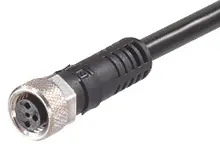 Produktfoto 1 von Molex 120086 Ethernet-Kabel Schwarz, 2 m, Thermoplastisches Polyurethan