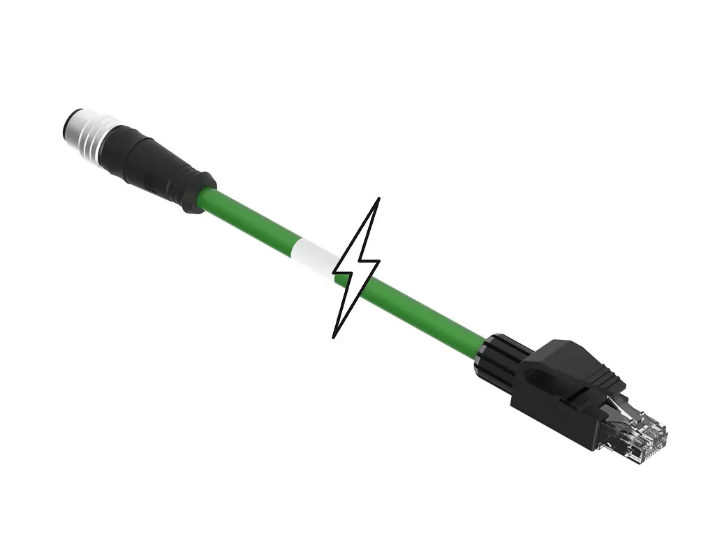 Produktfoto 1 von Molex 120108 Cat5e Ethernet-Kabel, 6.7 mm, Grün Abgeschirmt Geschirmt, Aussen ø 6.70 mm Außen-ø , Polyurethan