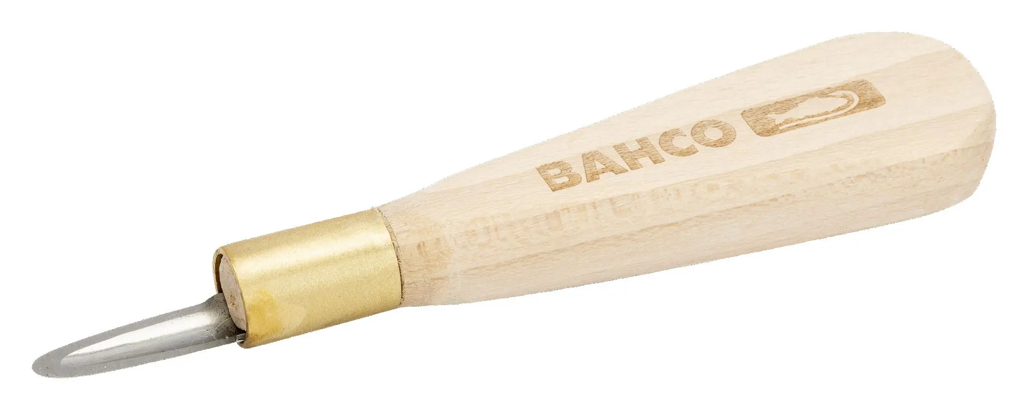 Produktfoto 1 von Bahco 2820 Messer, Festwert / Holz Griff, Länge 130mm, 45 g