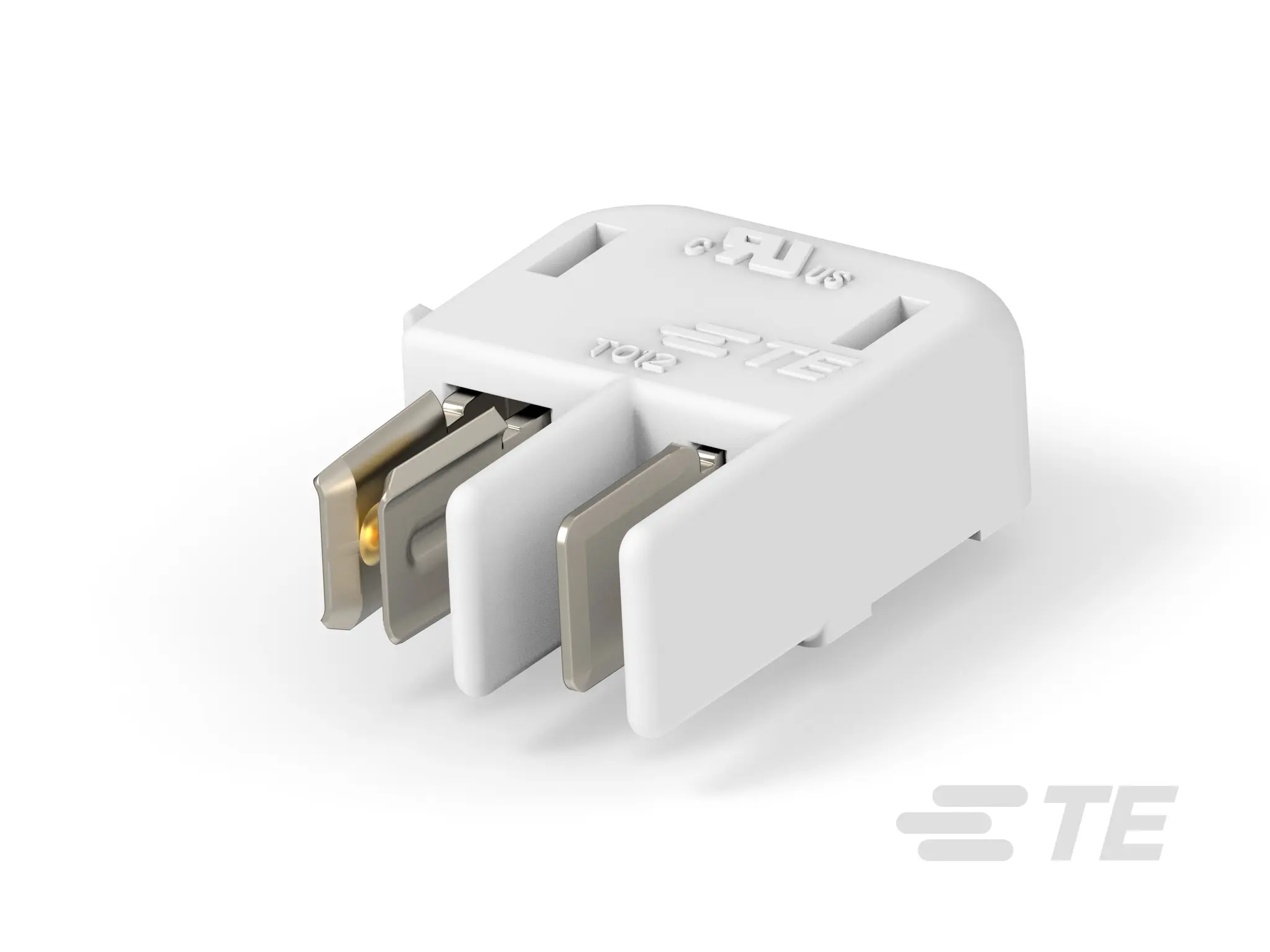 Produktfoto 1 von TE Connectivity 2213 Leiterplattenbuchse Horizontal Platine 2-polig / 1-reihig, Raster 4 mm SMD