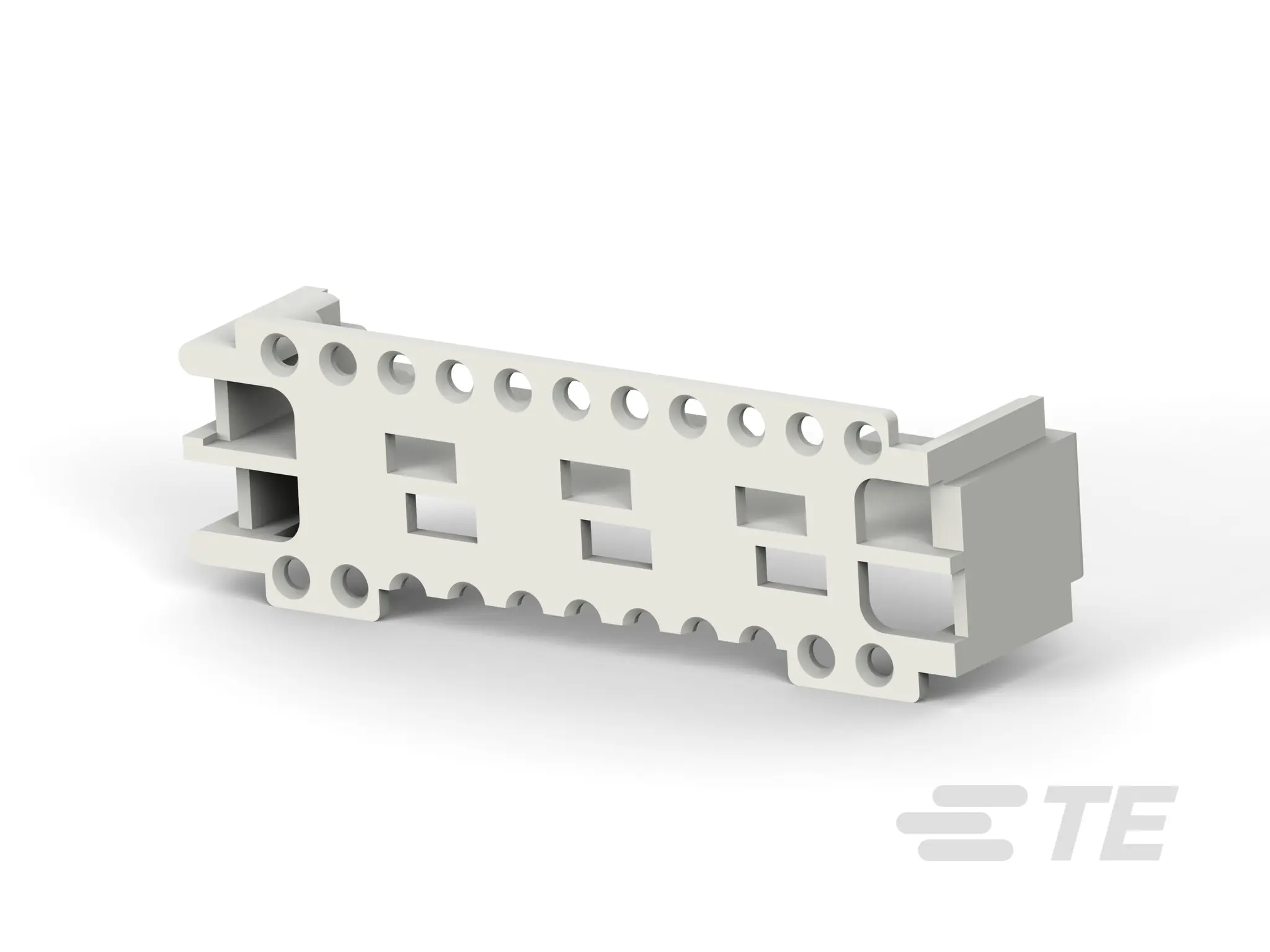Produktfoto 1 von TE Connectivity Klemmstreifen Vertikal 1-reihig, Raster 2 mm