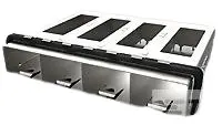 Produktfoto 1 von TE Connectivity ZSFP Steckbarer E/A-Steckverbinder SFP+, 4-fach