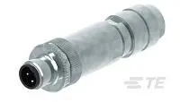 Produktfoto 1 von TE Connectivity 3-2271 M12 Rundsteckverbinder 4-polig Stecker