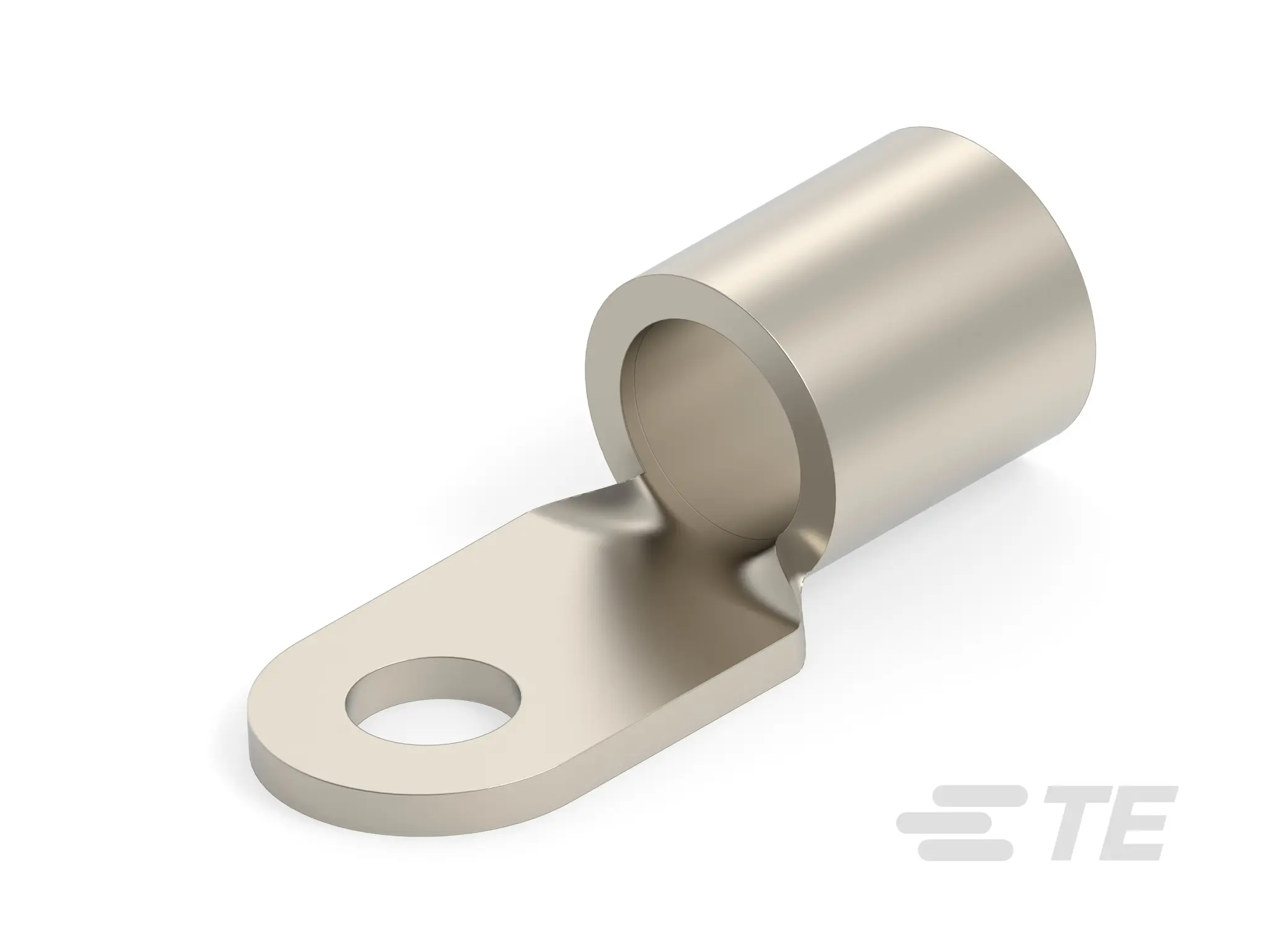 Produktfoto 1 von TE Connectivity Solisstrand Ringkabelschuh, Unisoliert 1/0 AWG, Silber, 1 AWG max.AWG, aussen ø 8.33 mm, innen ø 11.15