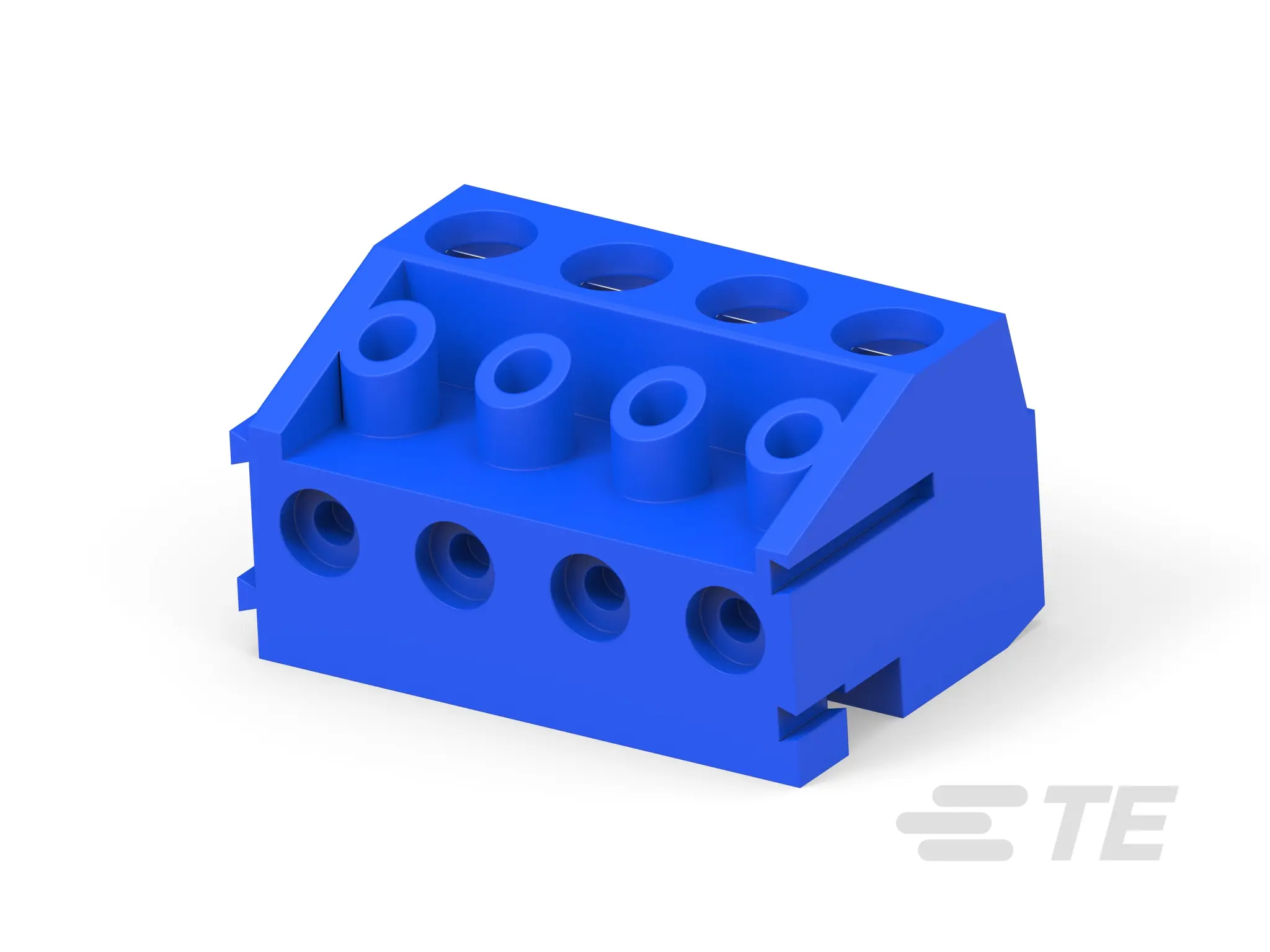 Produktfoto 1 von TE Connectivity Buchanan Steckbarer Klemmenblock Steckverbinder 4-Kontakte 5mm-Raster Vertikal