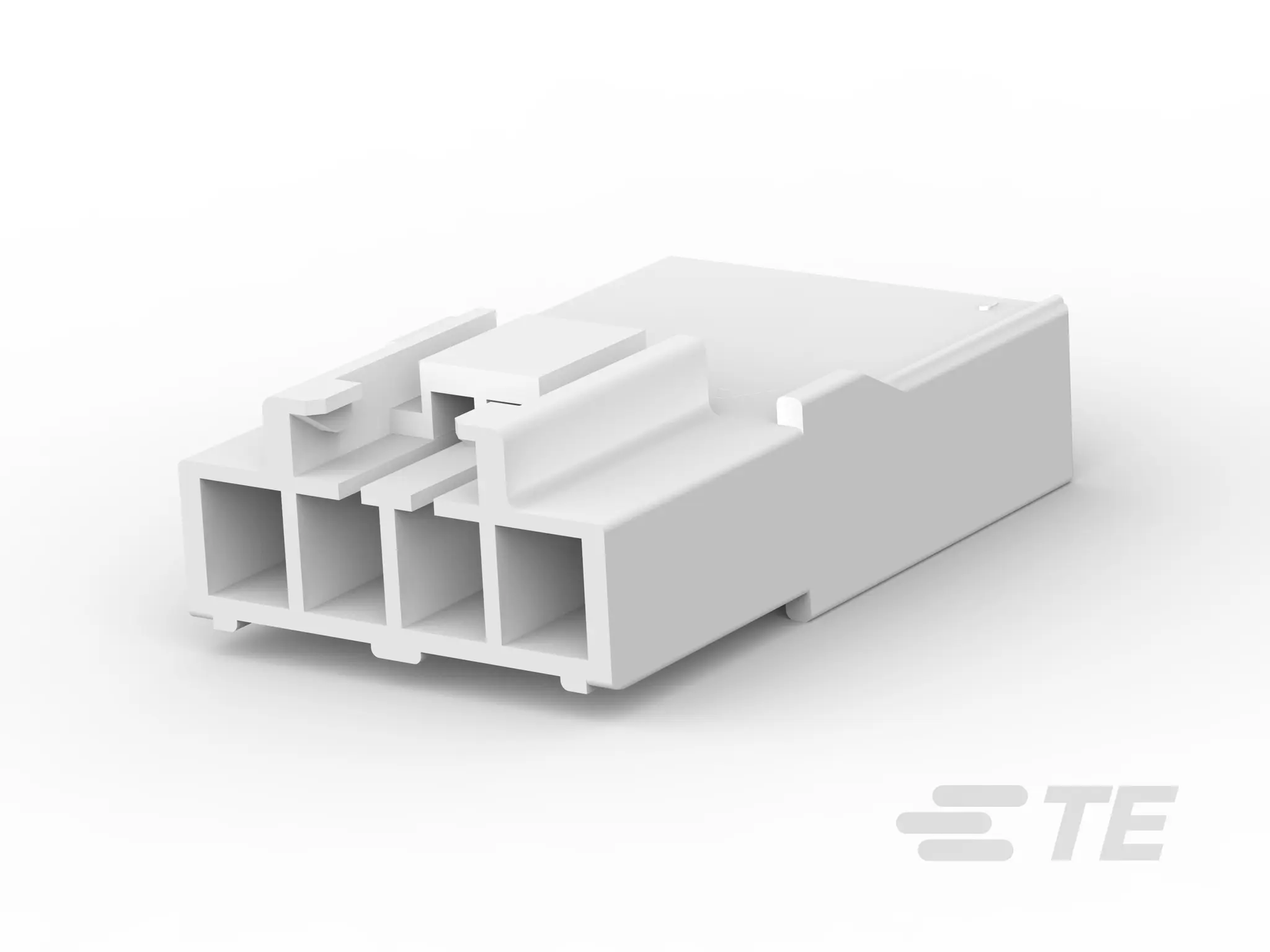 Produktfoto 1 von TE Connectivity AMP Universal Power Steckverbindergehäuse, Gehäuse, Buchse, Natur / 1-reihig, 7A