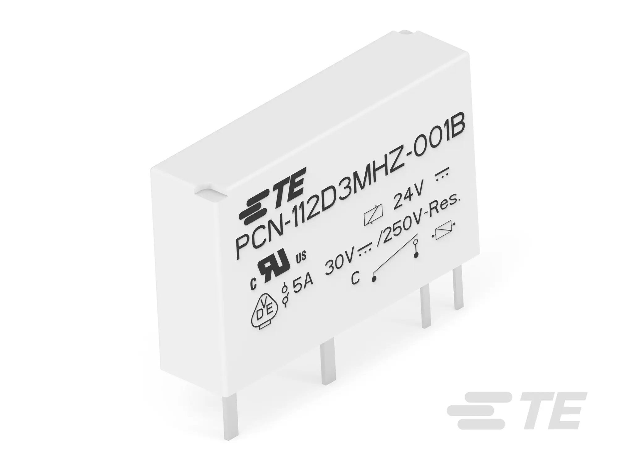 Produktfoto 1 von TE Connectivity 12V dc Spule 1-poliger Schließer - Schließer 5A