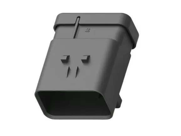 Produktfoto 1 von TE Connectivity AMPSEAL 16 Serie Gehäusekappe Glasfaserverstärktes Polybutylenterephthalat, Stecker, Gerade, 12-polig,