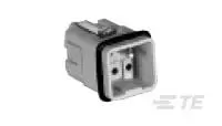 Produktfoto 1 von TE Connectivity HE-Q Kontakteinsatz für Hochbelastbare Steckverbinder, Stecker, 6-polig