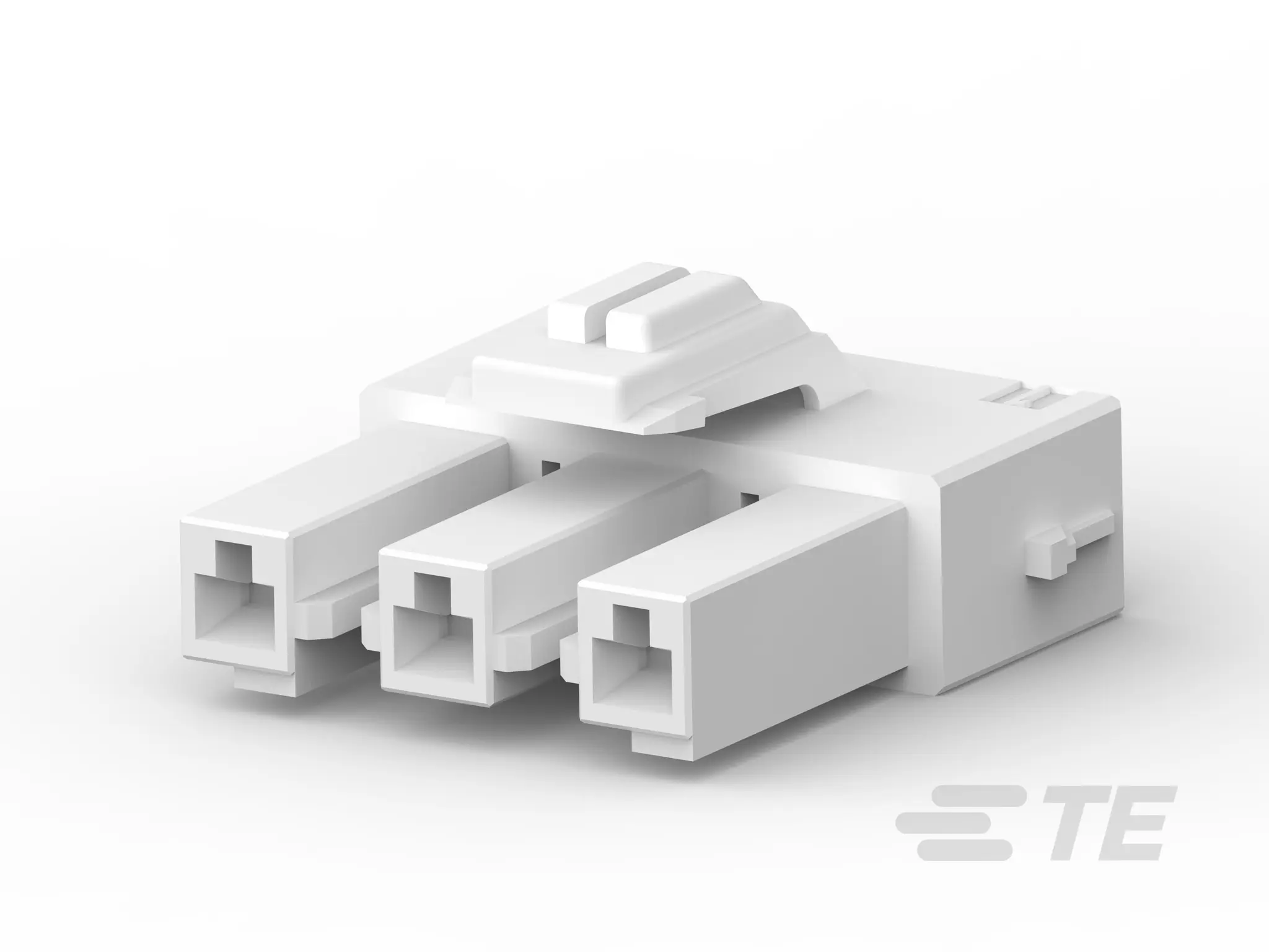 Produktfoto 1 von TE Connectivity Power Double Lock Stecker Steckverbindergehäuse 6.5 mm, 3-polig / 1-reihig, Kabel