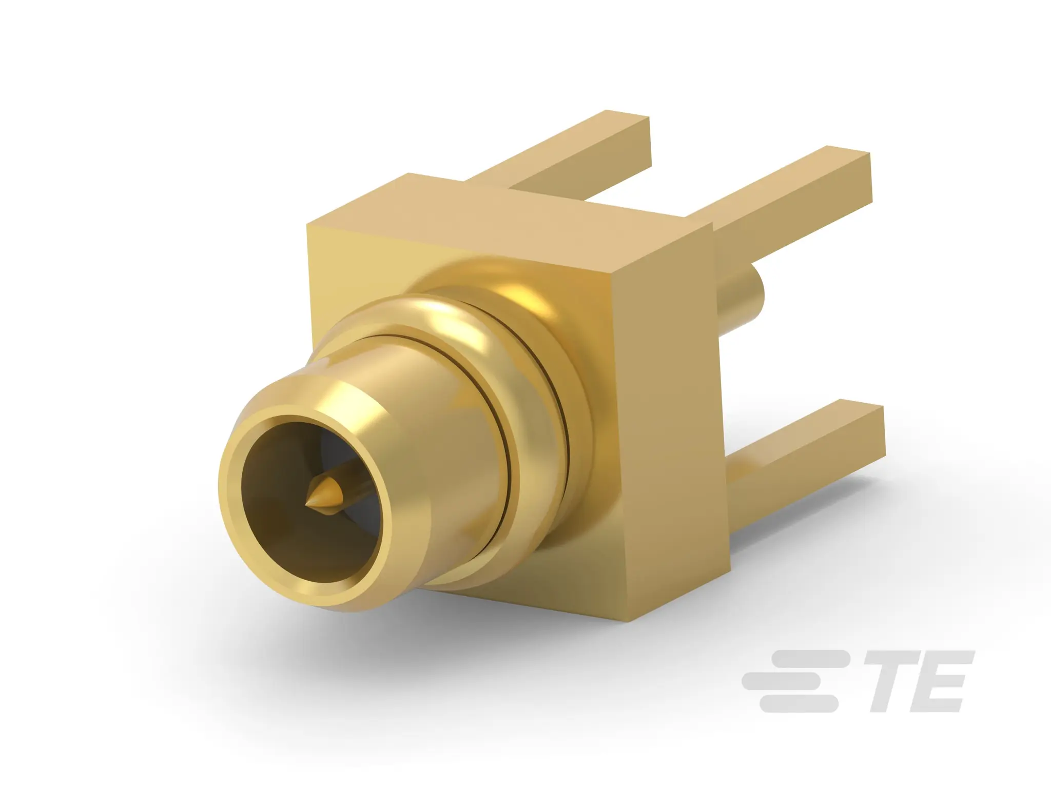Produktfoto 1 von TE Connectivity 16340 Stecker Koaxialsteckverbinder MCX-Steckverbinder, Platine, 50 Ω Lot, Vertikal