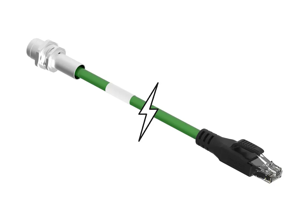 Produktfoto 1 von Molex 120108, 4-polig konfektioniertes Sensorkabel, Gerade Stecker 4 / Gerade Buchse, Länge 1 m