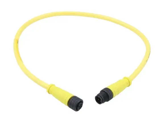 Produktfoto 1 von Molex 120066, 4-polig konfektioniertes Sensorkabel, M12, Gerade Stecker 4 / M12, Gerade Buchse, Länge 5 m