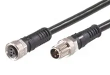 Produktfoto 1 von Molex 120086 Kabel assembliert Schwarz, 1 m, Thermoplastisches Polyurethan