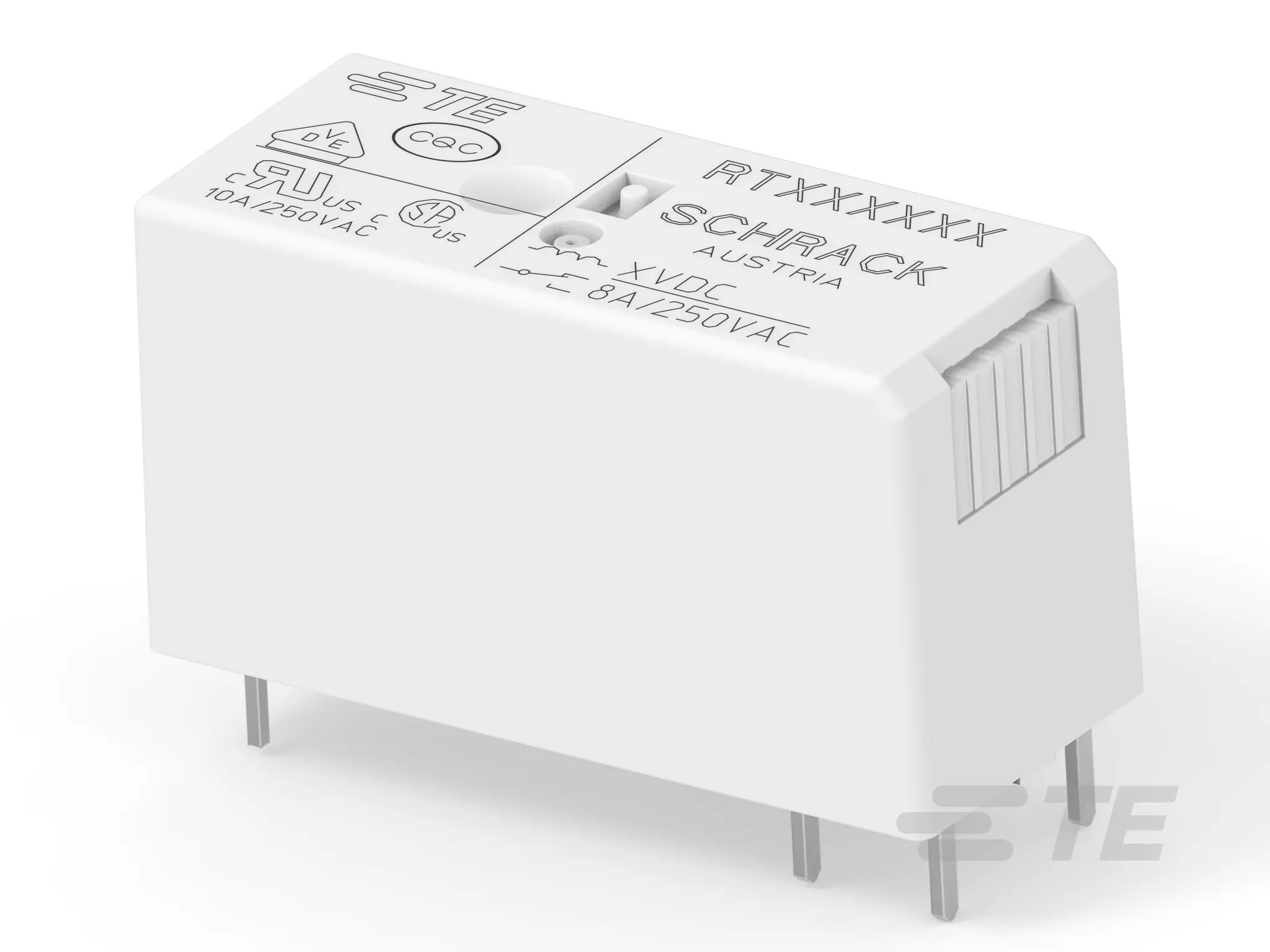 Produktfoto 1 von TE Connectivity 110V dc Spule 2-poliger Schließer Printrelais 8A