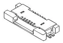 Produktfoto 1 von Molex 54550-0571, SMD gewinkelt FPC-Steckverbinder, 5-polig, Raster 0.5 mm, Leiterplatte