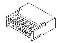 Produktfoto 1 von Molex 51111 Buchse Steckverbindergehäuse 2.5 mm, 11-polig / 1-reihig, Panel