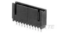 Produktfoto 1 von TE Connectivity AMPMODU Leiterplattenleiste Vertikal, 10-polig / 1-reihig, Raster 2.54 mm Raster Platine,
