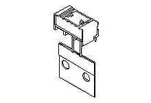 Produktfoto 1 von Molex 53426 Leiterplattenleiste gewinkelt / 1-reihig, Raster 2.5 mm Raster Platine, Belegung, Kabel-Platine, Ummantelt
