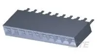 Produktfoto 1 von TE Connectivity AMPMODU Leiterplattenleiste Vertikal, 10-polig / 1-reihig, Raster 2.54 mm Raster Platine,