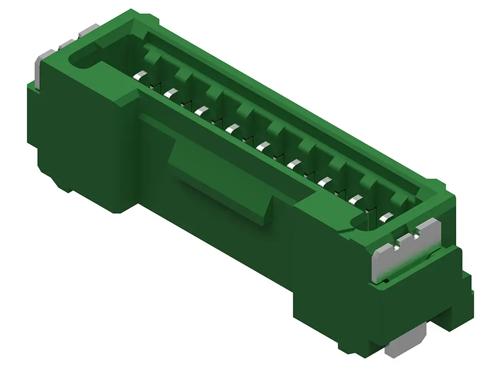 Produktfoto 1 von Molex 505568 Leiterplattenleiste Vertikal / 1-reihig, Raster 1.25 mm Raster Platine, Draht-zu-Platine-Signal, Ummantelt