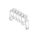 Produktfoto 1 von Molex 51052 Leiterplattenleiste Vertikal, Raster 2.5 mm Raster Platine, Ummantelt