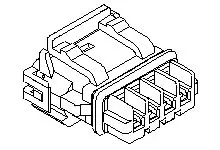 Produktfoto 1 von Molex 52117 Buchse Steckverbindergehäuse 5 mm, 2-polig / 1-reihig