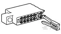 Produktfoto 1 von TE Connectivity Serie AMP LEAF Kantensteckverbinder