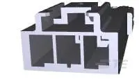 Produktfoto 1 von TE Connectivity Steckerbuchse Leiterplattensteckverbinder für Leiterplattensteckverbinder, Power Double Lock