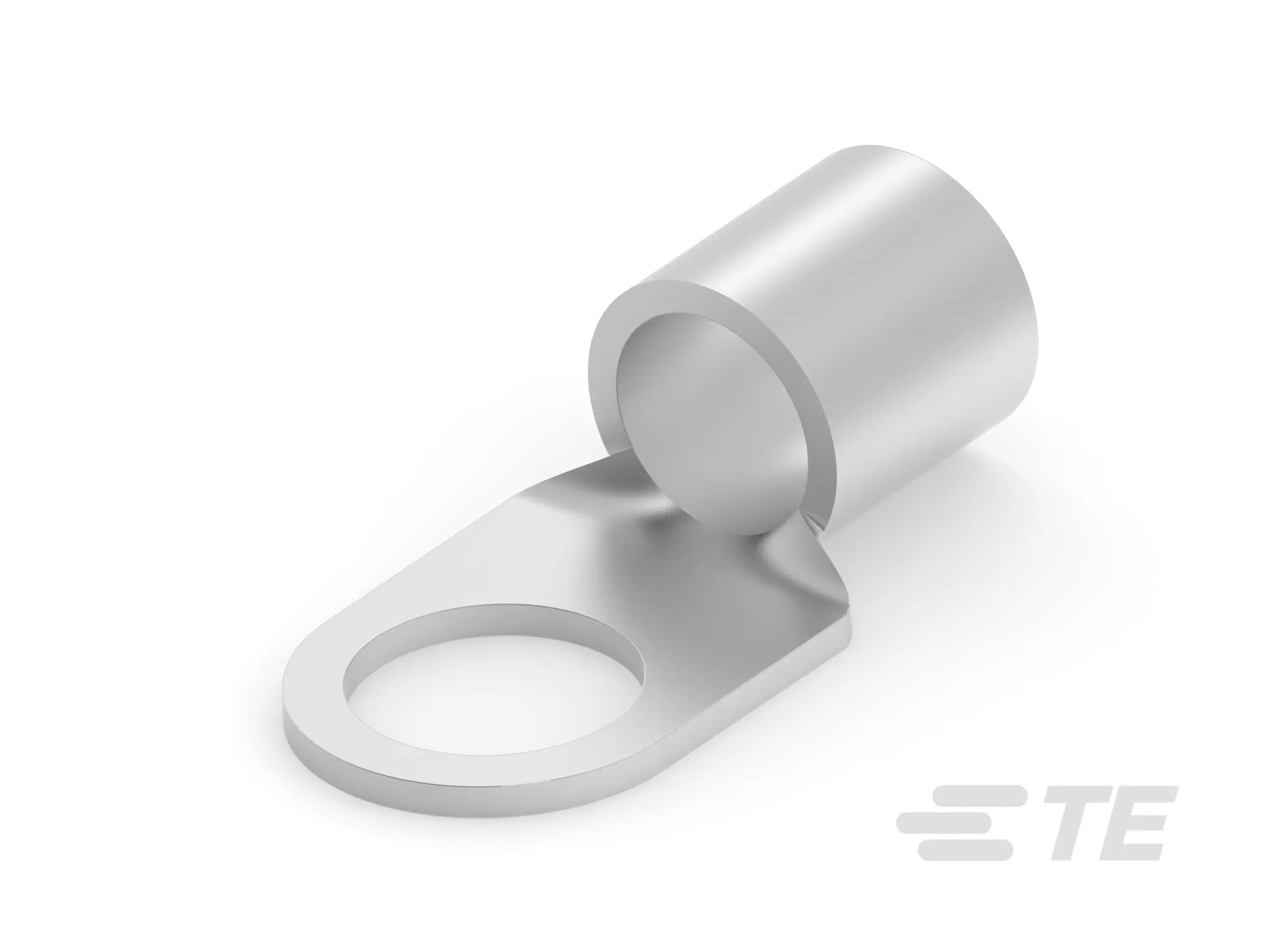 Produktfoto 1 von TE Connectivity Solistrand Ringkabelschuh, Unisoliert, Silber, aussen ø 16.6 mm, innen ø 12.8 mm, M16