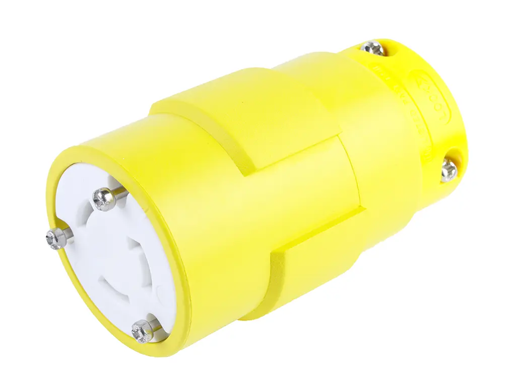Produktfoto 1 von Molex Netzstecker Frei hängend 30A, 3, 250 V Gelb Buchse, für Vereinigte Staaten