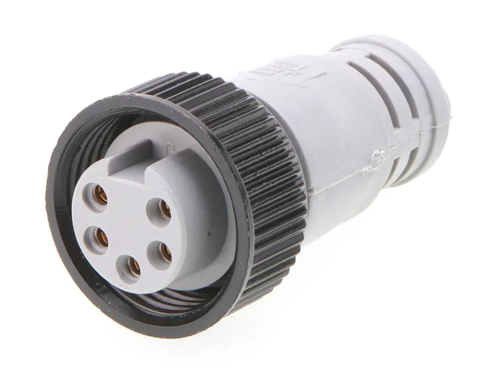 Produktfoto 1 von Molex 130039 Standard Industrie-Rundsteckverbinder Buchse 5-polig Buchse 8A Kabel IP40