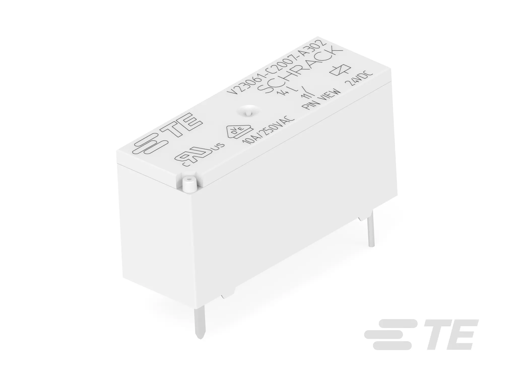 Produktfoto 1 von TE Connectivity SCHRACK Relais 24V dc, 1-poliger Schließer - Schließer Platine