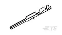 Produktfoto 1 von TE Connectivity 10210 Crimpkontakt für Steckverbinderkontakte, Stecker Crimpbefestigung 26 AWG, Gold 22 AWG