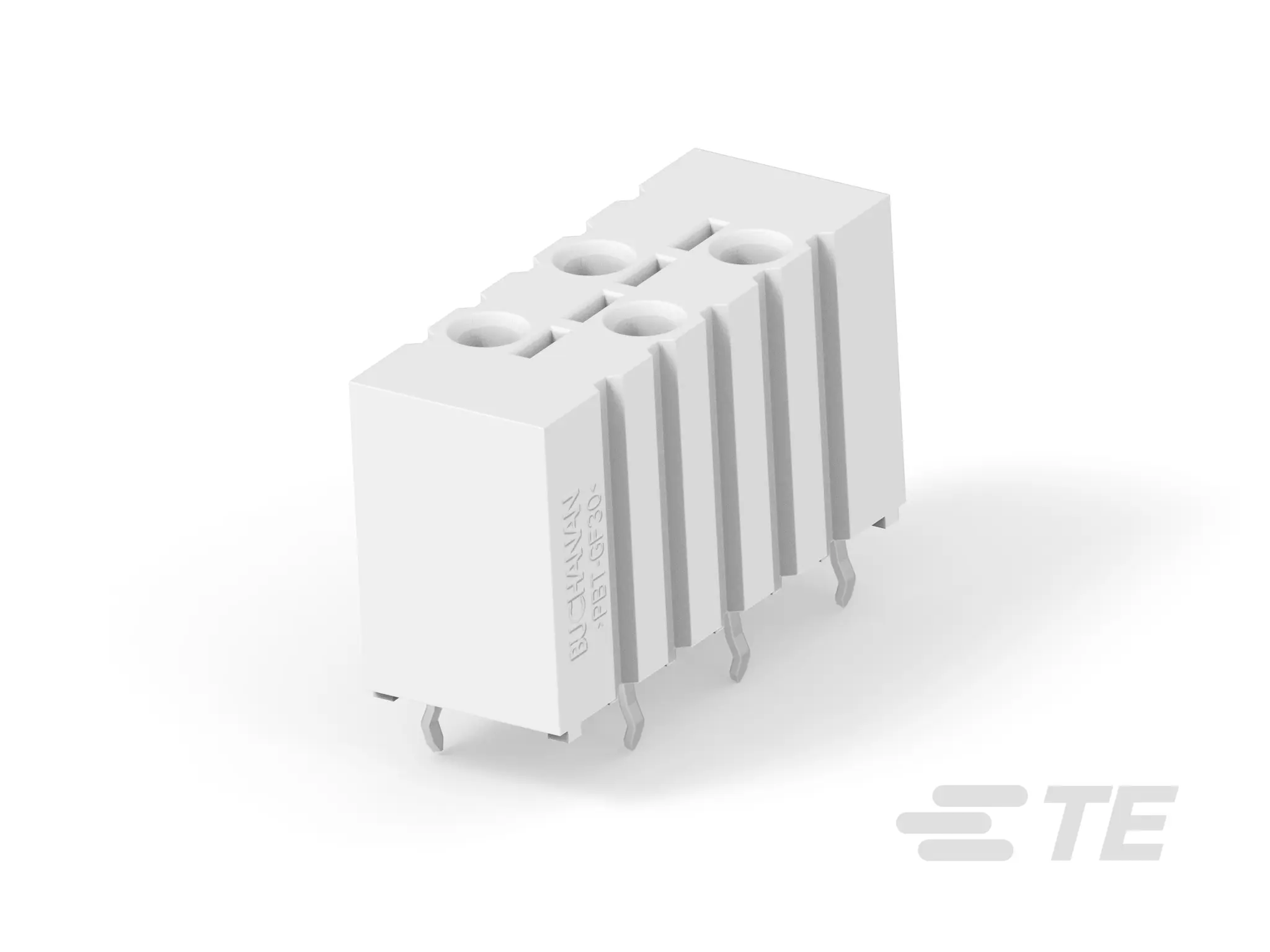 Produktfoto 1 von TE Connectivity Buchanan WireMate Glasfaserverstärktes Polybutylenterephthalat Anschluss für PCB