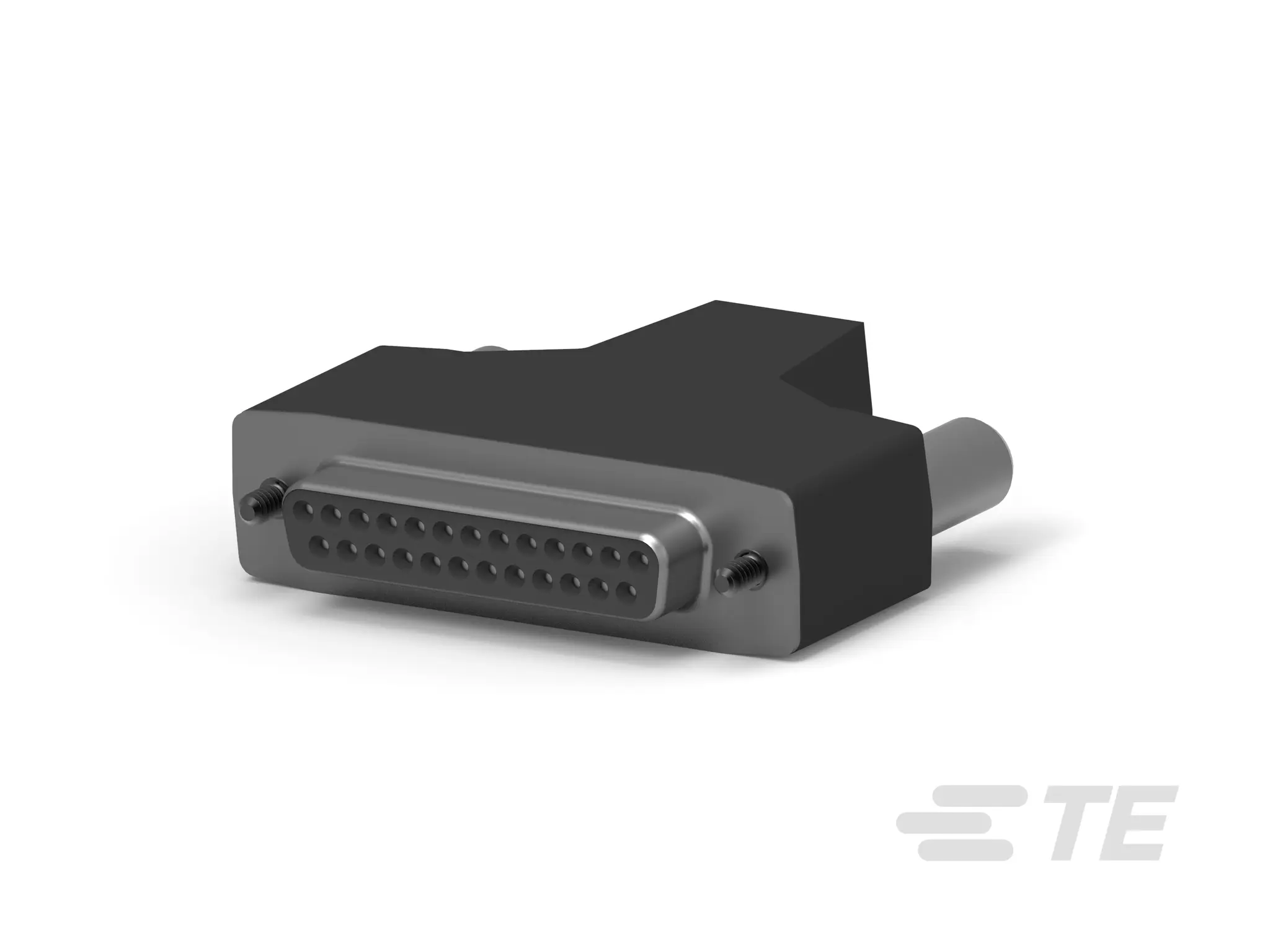 TE Connectivity Amplimite HDE D-Sub-Steckverbinder 3 Gerade, 25-polig 2.79 mm Raster, Frontplattenmontage Buchse, mit