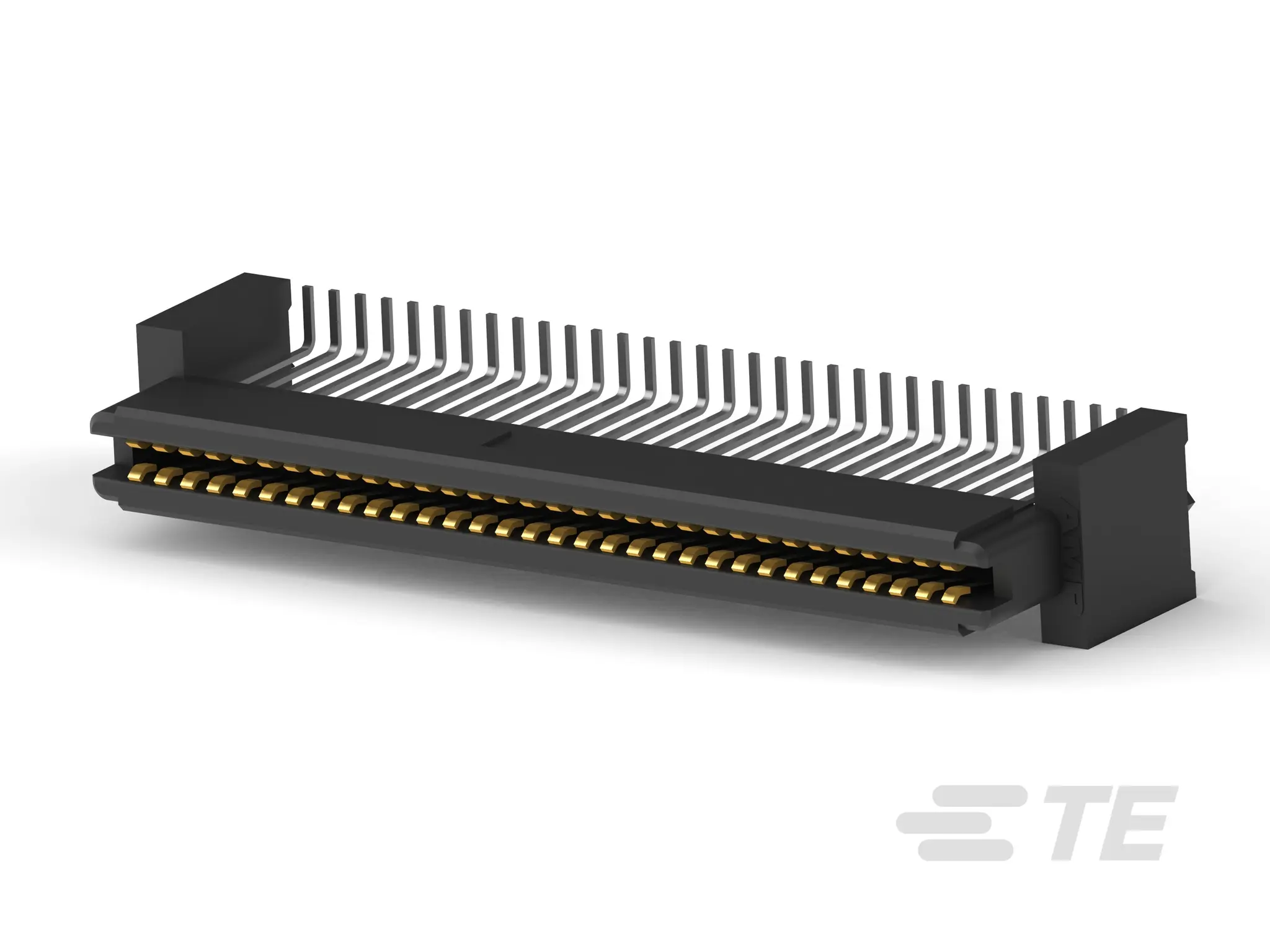Produktfoto 1 von TE Connectivity 51468 Leiterplattenbuchse Vertikal Platine 64-polig / 1-reihig, Raster 1 mm SMD