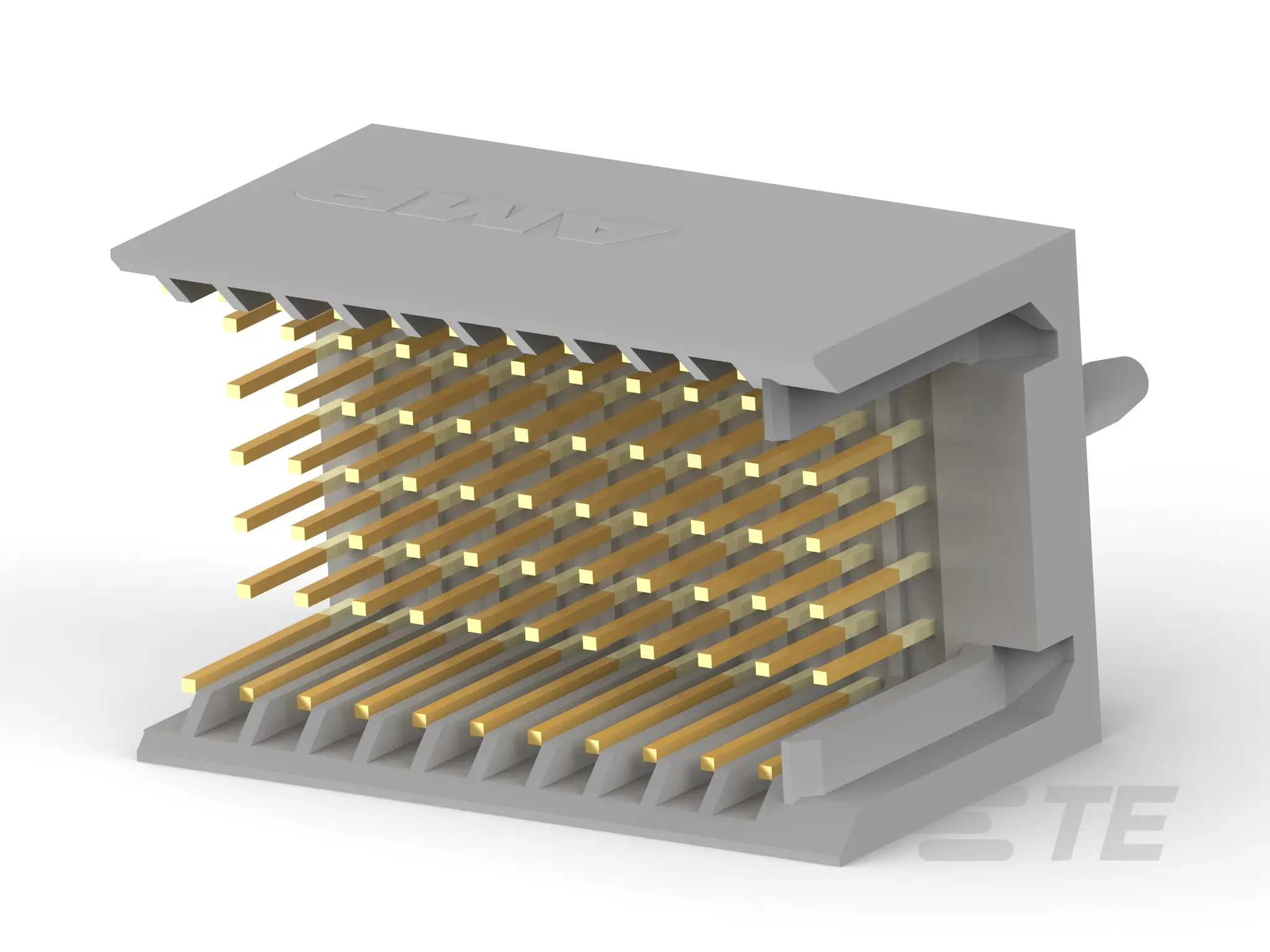 Produktfoto 1 von TE Connectivity Z-PACK Leiterplattenleiste Vertikal, 77-polig / 7-reihig, Raster 2 mm Raster Platine, Platine-Platine,